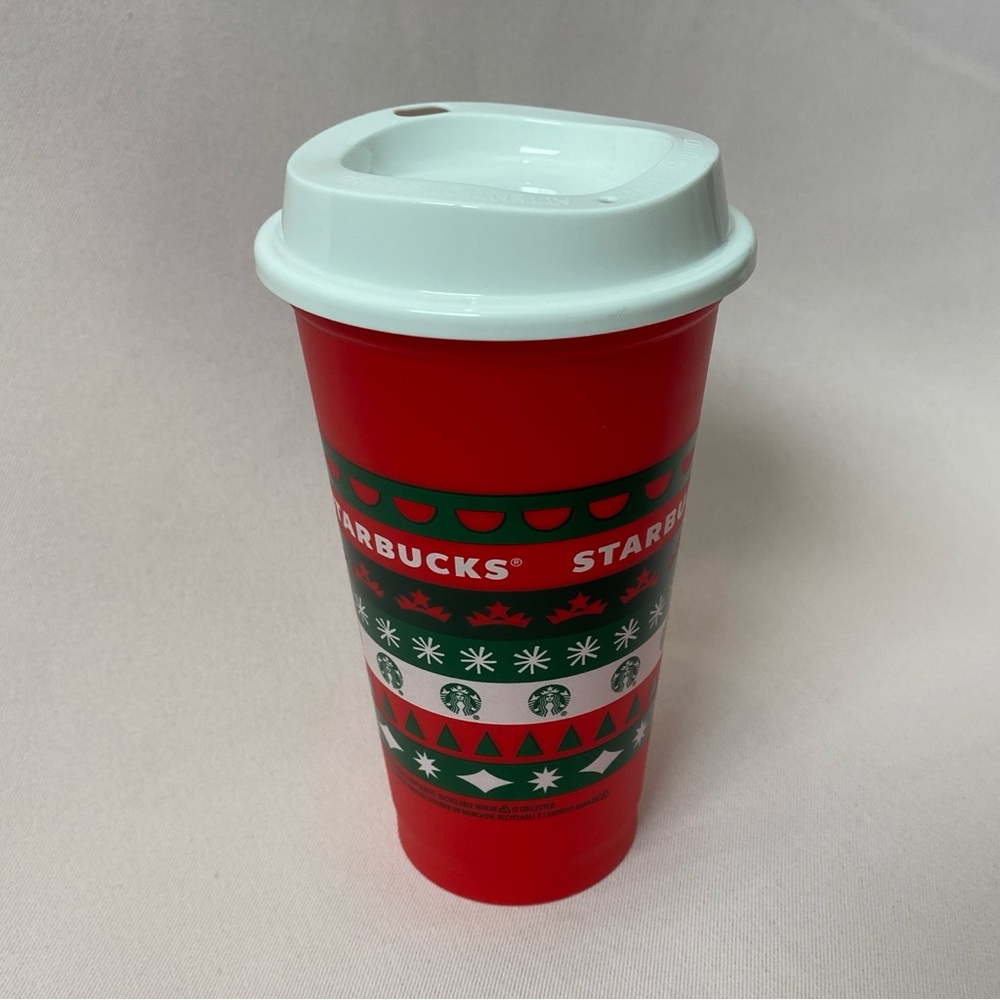 Starbucks Collectible 2020 Christmas Reusable Red Cup